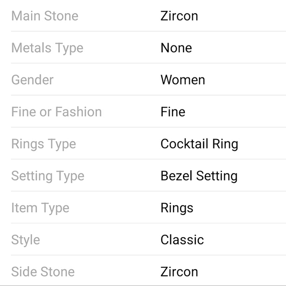 Beautiful black gold ✨️ twig band & gold leaf zircon ring size 7. - Picture 7 of 7
